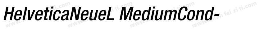 HelveticaNeueL MediumCond字体转换